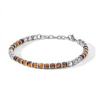 Armband Comete Herr District in Stahl Occhio di tigre UBR1104 - UBR1104